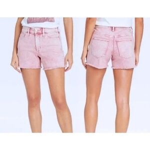 Pink Denim Shorts - Women's Size 16 - Universal Thread - High Rise Midi Shorts
